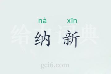 纳新