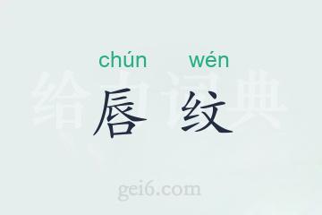 唇纹