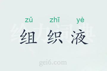 组织液