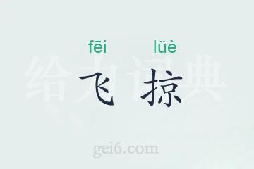 飞掠