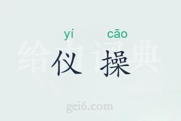 仪操