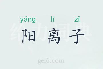 阳离子