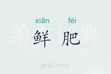鲜肥