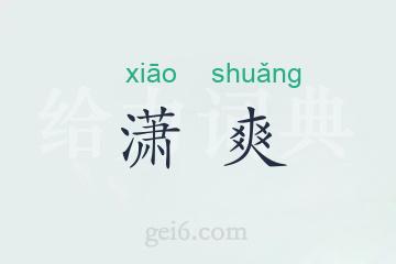 潇爽