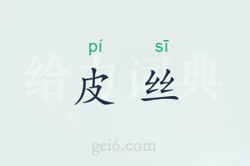 皮丝