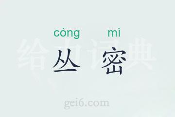 丛密