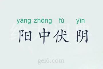 阳中伏阴