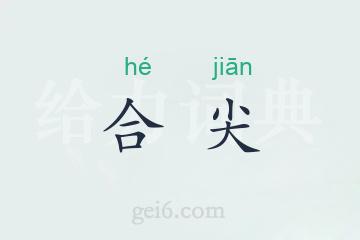 合尖