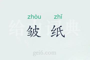 皱纸