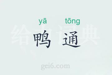鸭通