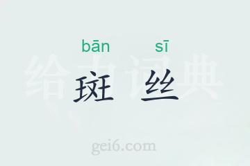 斑丝