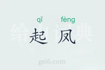 起凤