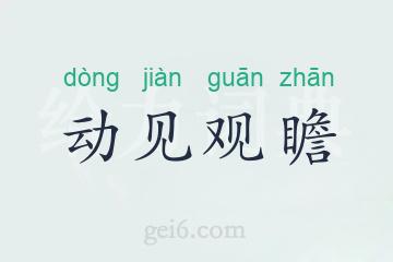 动见观瞻