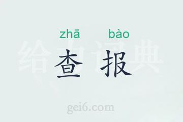 查报