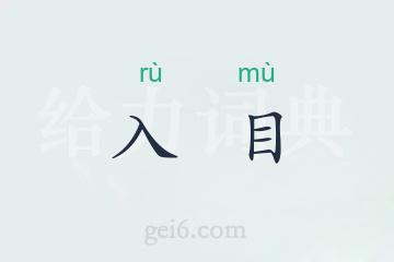 入目
