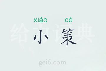 小策