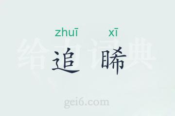 追睎