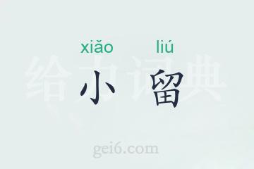 小留