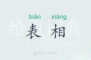 表相