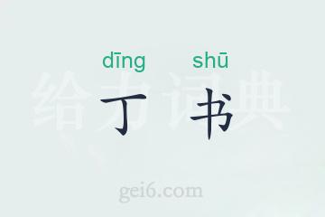 丁书