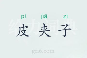 皮夹子